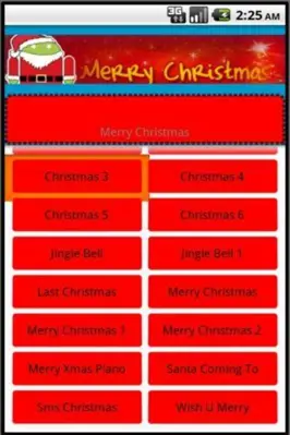 Xmas Tone android App screenshot 1